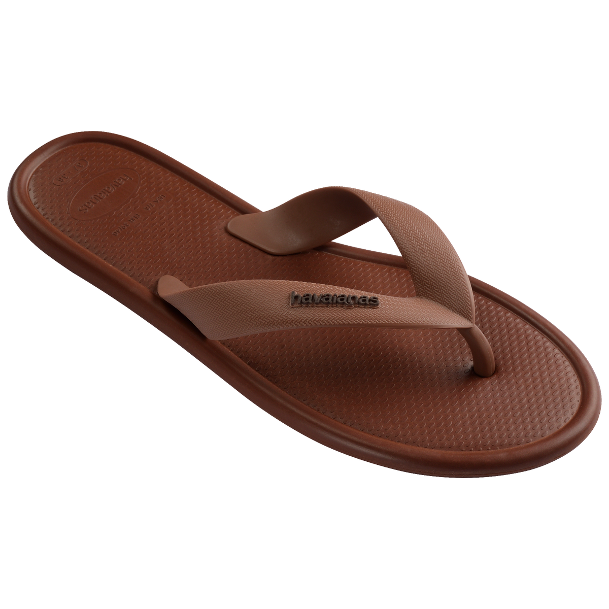 Women's Puffed Up Flip Flops - RUST